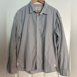 EUC⚡️Rag & Bone Tailored Workwear Grid Shirt XL 100% Cotton Button Down